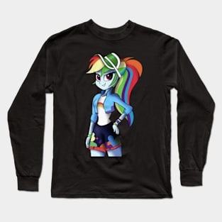 EqG Summer Rainbow Dash Long Sleeve T-Shirt